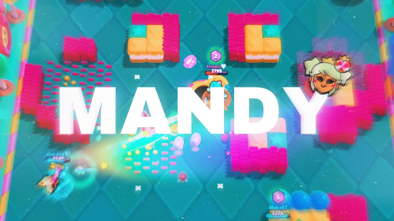 Mandy evaporates everyone in brawl stars