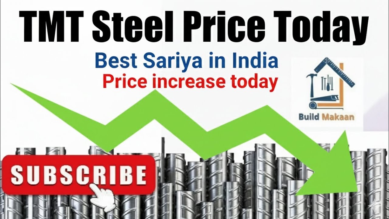 Breaking News: TMT Steel Price Down 🏫 Best Time to Buy Steel⁉️Tata Steel vs Kamdhenu Steel 