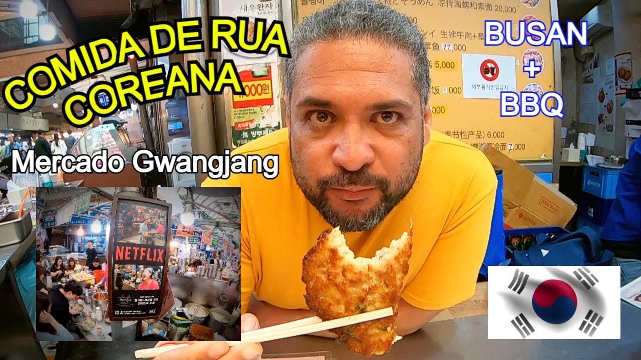 O MELHOR da COMIDA DE RUA em SEOUL: Gwangjang Market! 