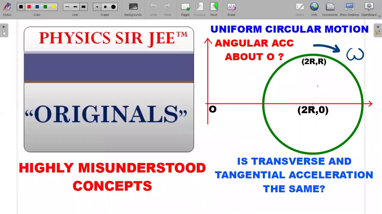 ORIGINALS VIDEO | ROTATION | JEE ADVANCED PHYSICS | ANGULAR ACCELERATION MISCONCEPTION