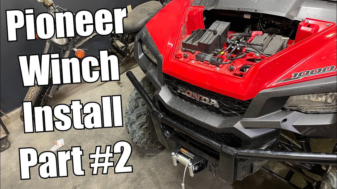 Деталь для установки лебедки №2 Honda Pioneer 1000 / MAX’S MOTO SHOP