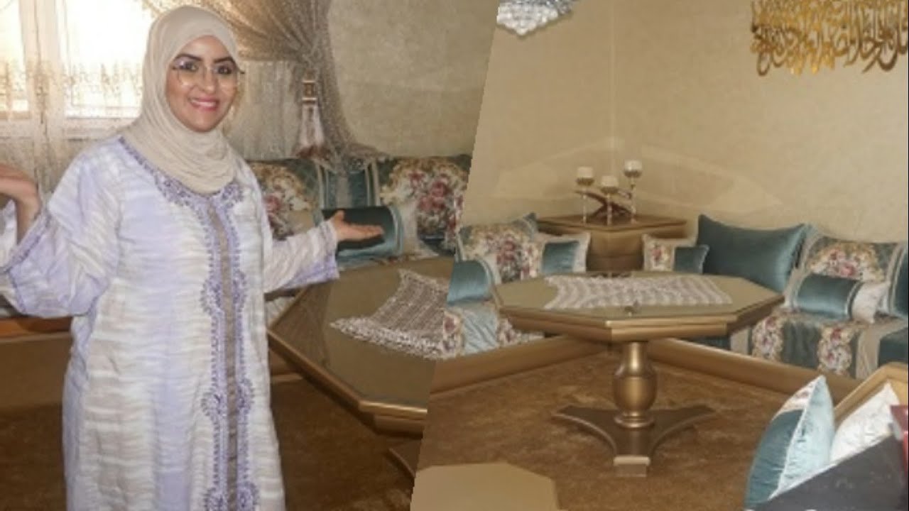 وأخيرااااااااااااااا جولة في صالوني المغربي بكل التفاصيل🚪🏠معلومات أثمنة - نصائح غتنفعكم salon tour