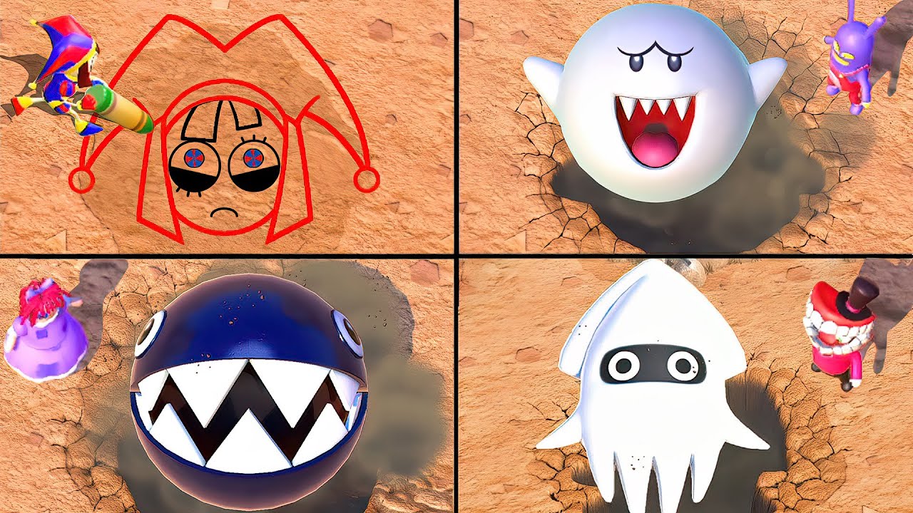 Mario Party Superstars - Can Pomni Win All Minigames Battle? (Expert Difficulty)