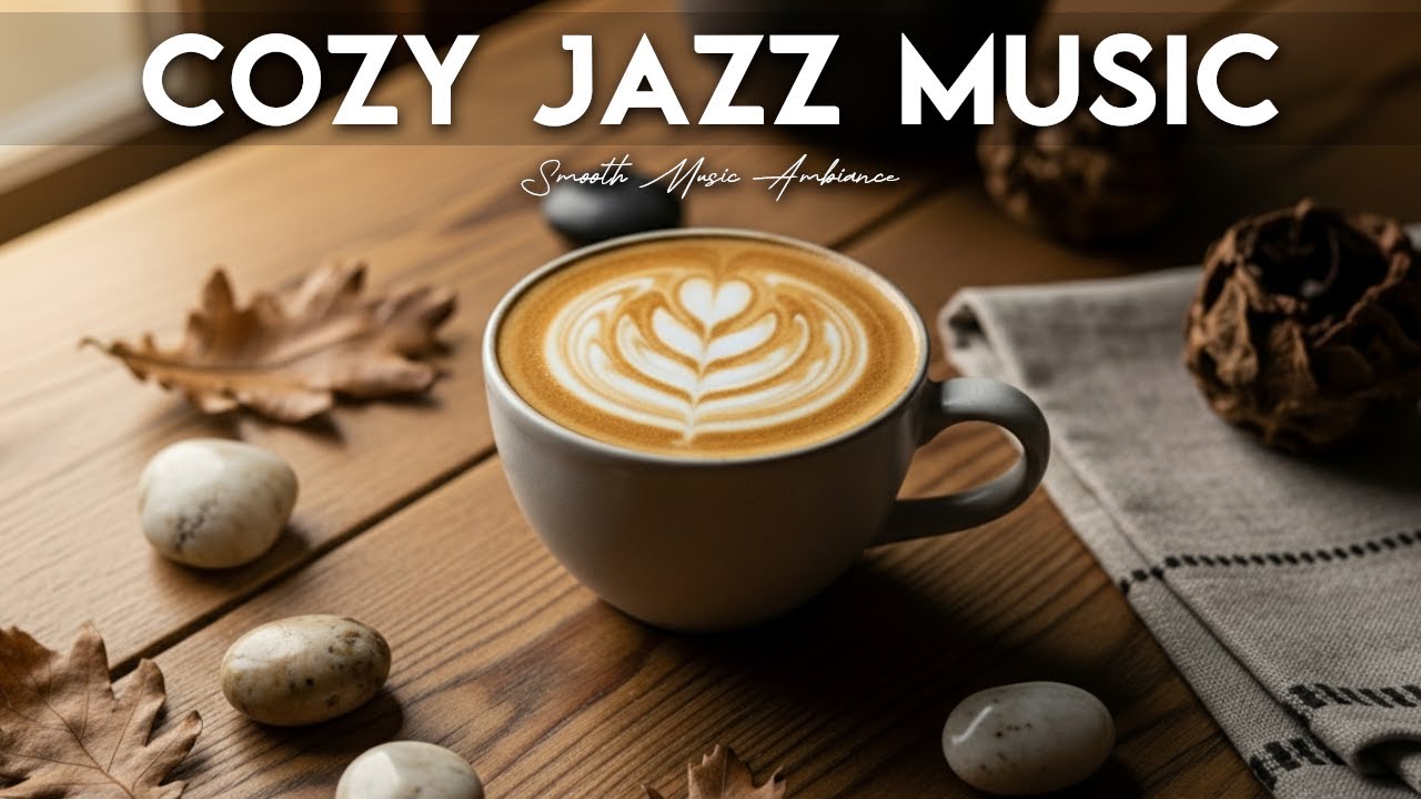 Cozy Jazz Music☕Calm Bossa Nova Instrumental and Relaxing Jazz Cafe Music for Studying