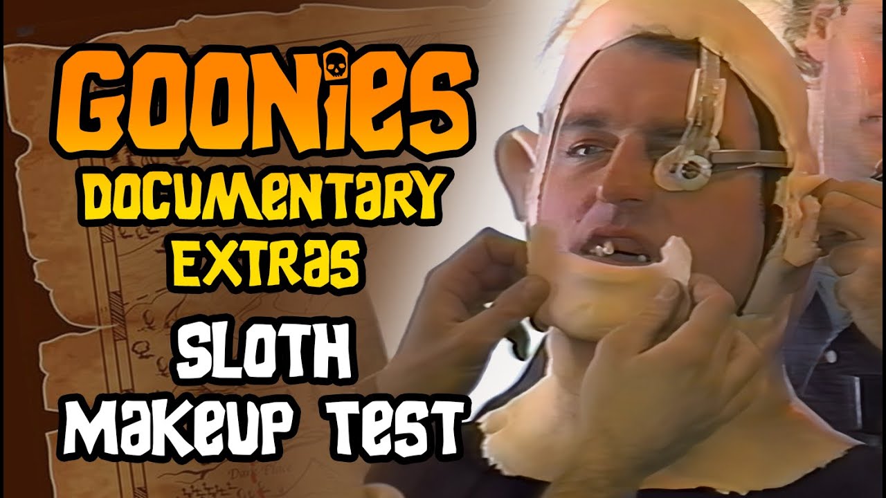 Sloth Makeup Test 1984, Richard Donner and John Matuszak - Goonies Documentary