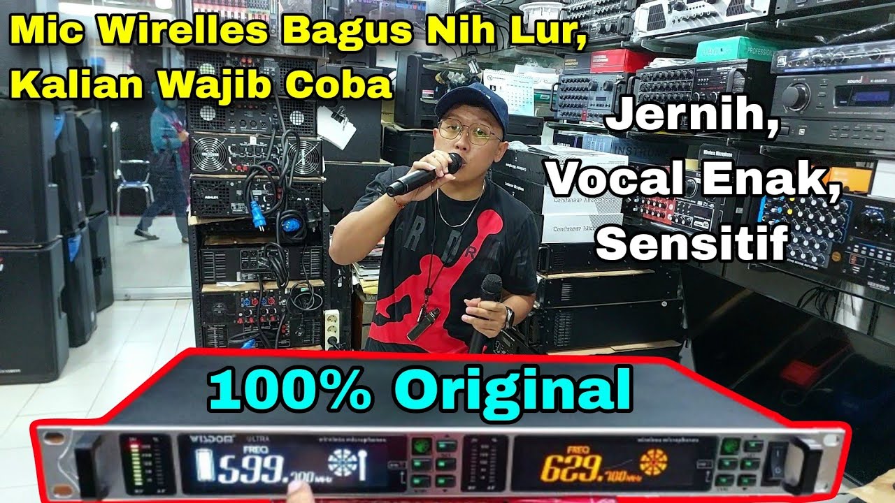 Wajib Kalian Coba Lur! Rekomendasi Mic Wirelles Bagus Original - WISDOM ULTRA Q6+