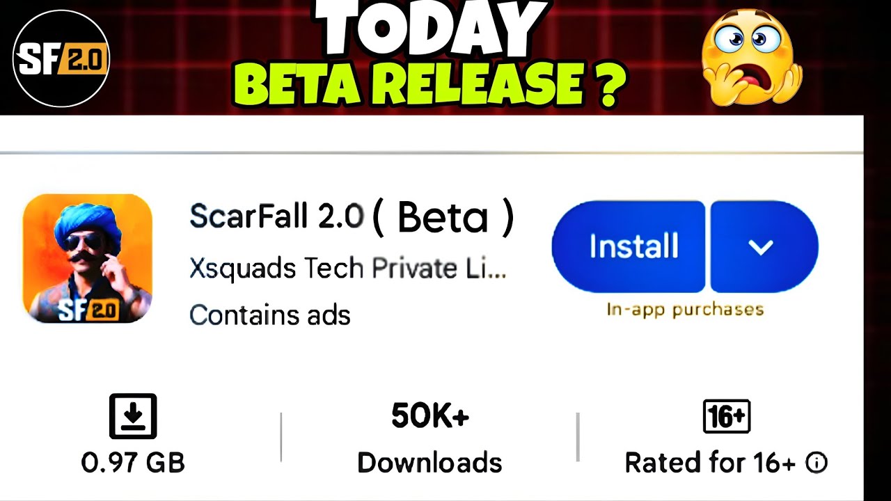 Scarfall 2.0 Beta Release Today ? 😱🔥 | Official Date & Download Link | Scarfall 2.0 Update || 