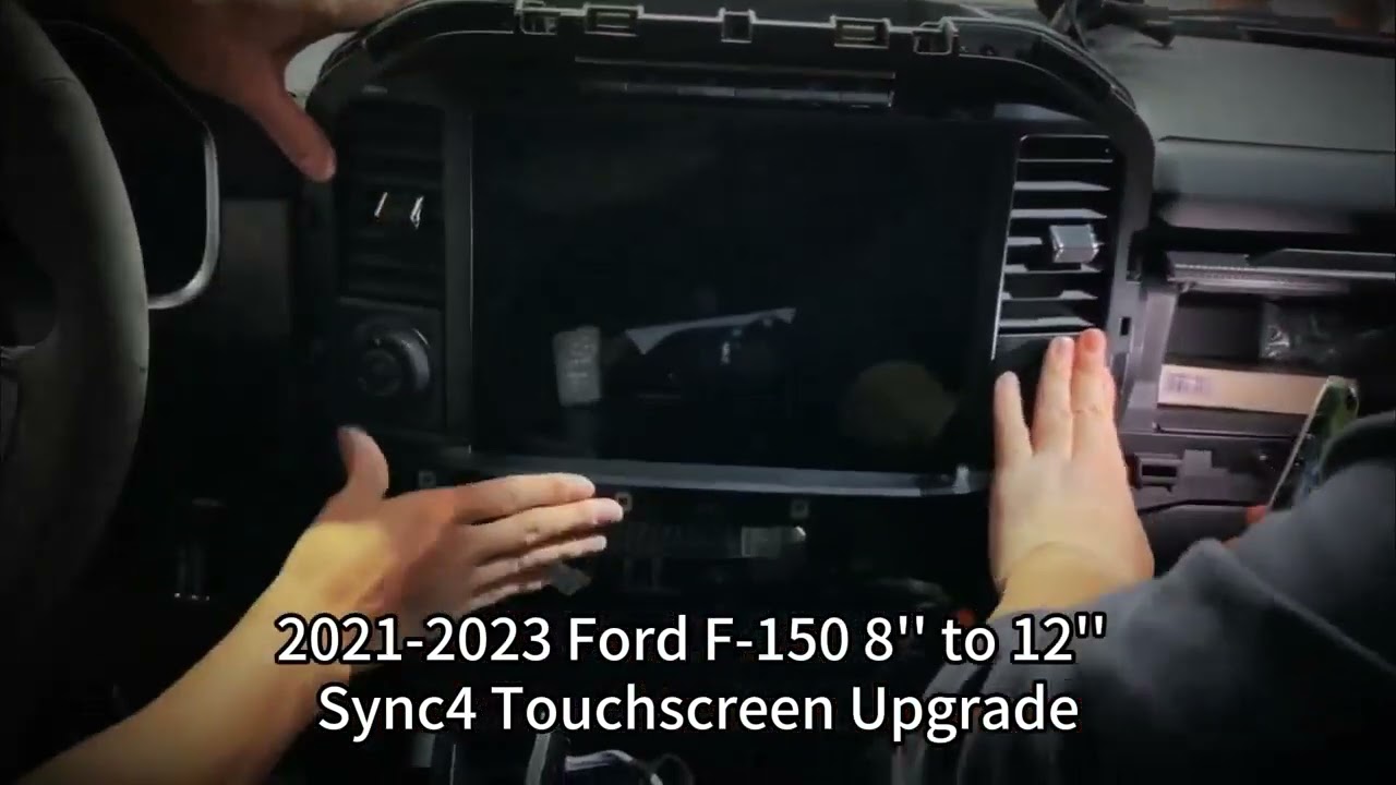 OEM 2021-2023 Ford F-150 8'' to 12'' Sync4 Touchscreen Upgrade complete kits