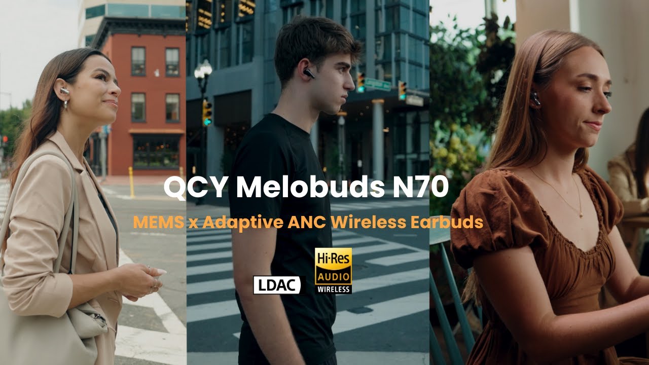 NEW DROP! QCY Melobuds N70 MEMS x Adaptive ANC Wireless Earbuds