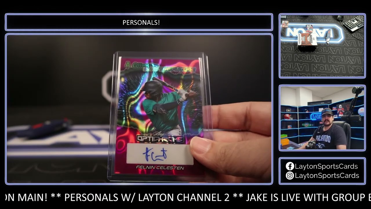 2 Boxes Of 2025 Leaf Optichrome Baseball Jumbo For Shawn H