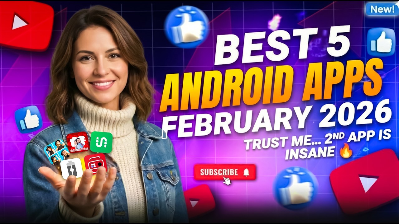 Top 5 Best Android Apps of Feb 2026 ❤️ | #valentinesday  Special | Must Try Apps!
