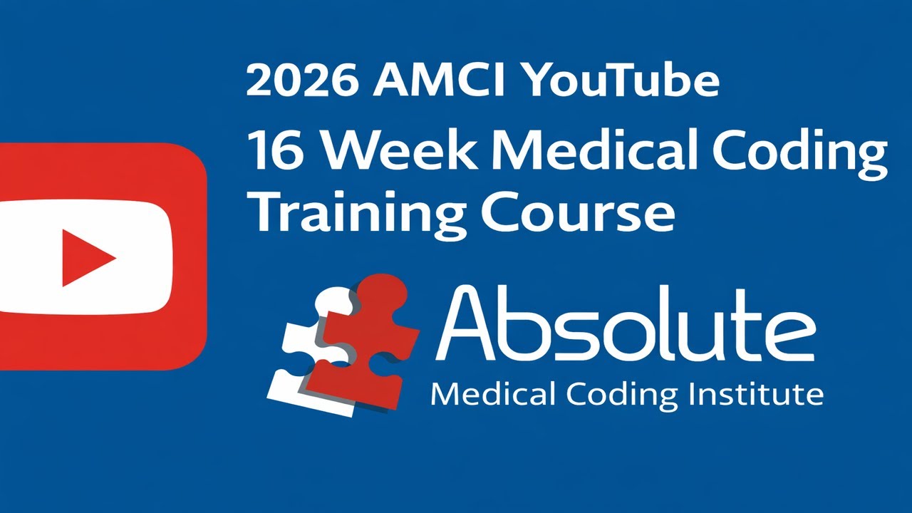 16-недельный курс медицинского кодирования AMCI на YouTube начинается 15 января 2026 года!