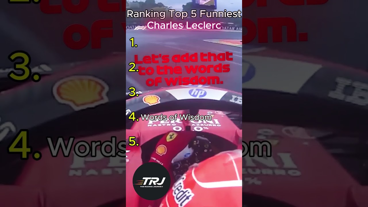 Ranking TOP 5 Funniest Charles Leclerc