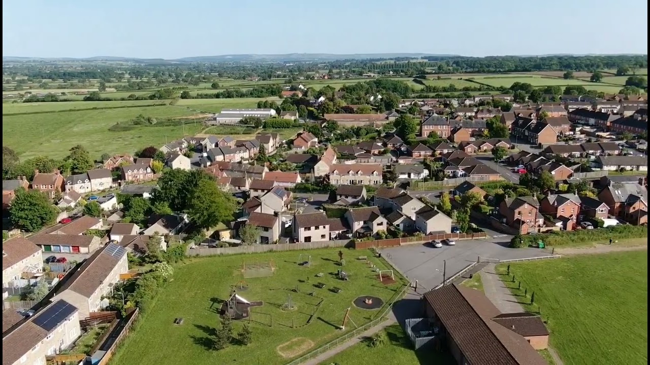 Templecombe from the air.