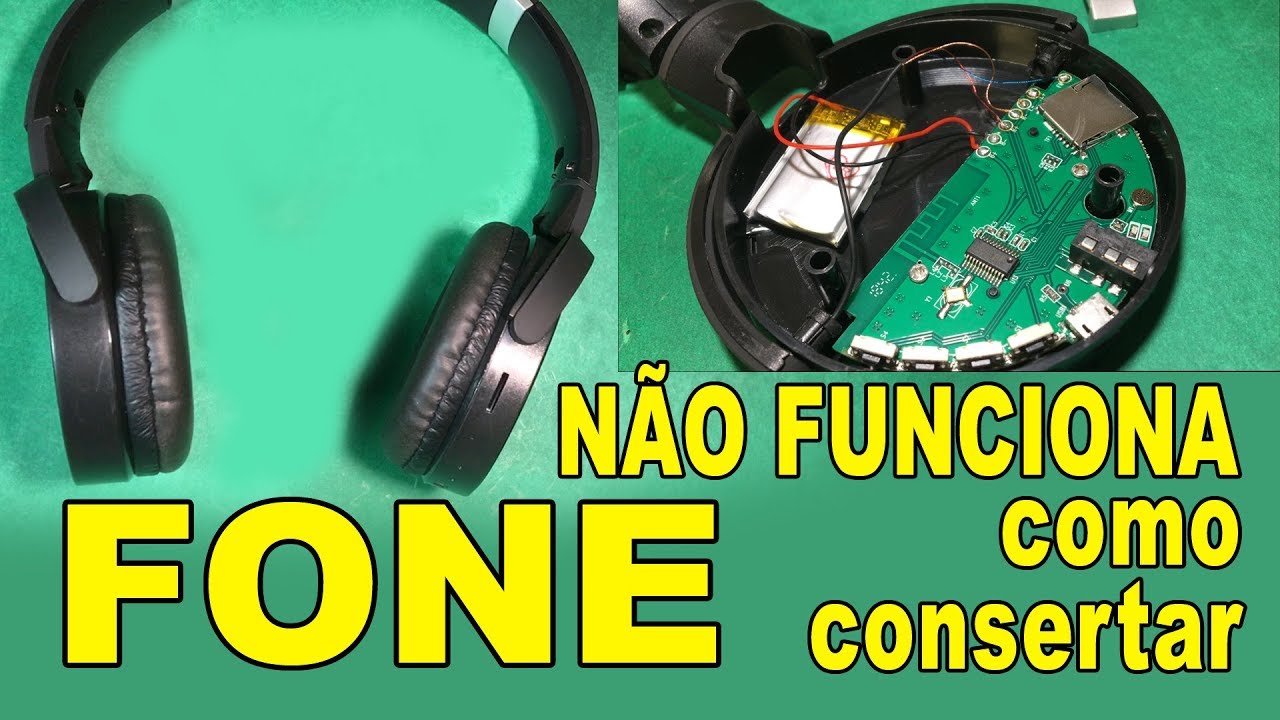 FONE DE OUVIDO NÃO FUNCIONA UM LADO, como consertar?