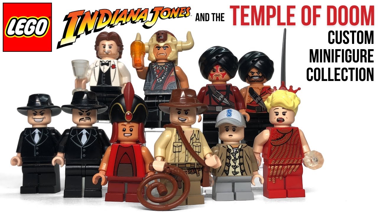 LEGO Indiana Jones TEMPLE OF DOOM Custom Minifigure Showcase
