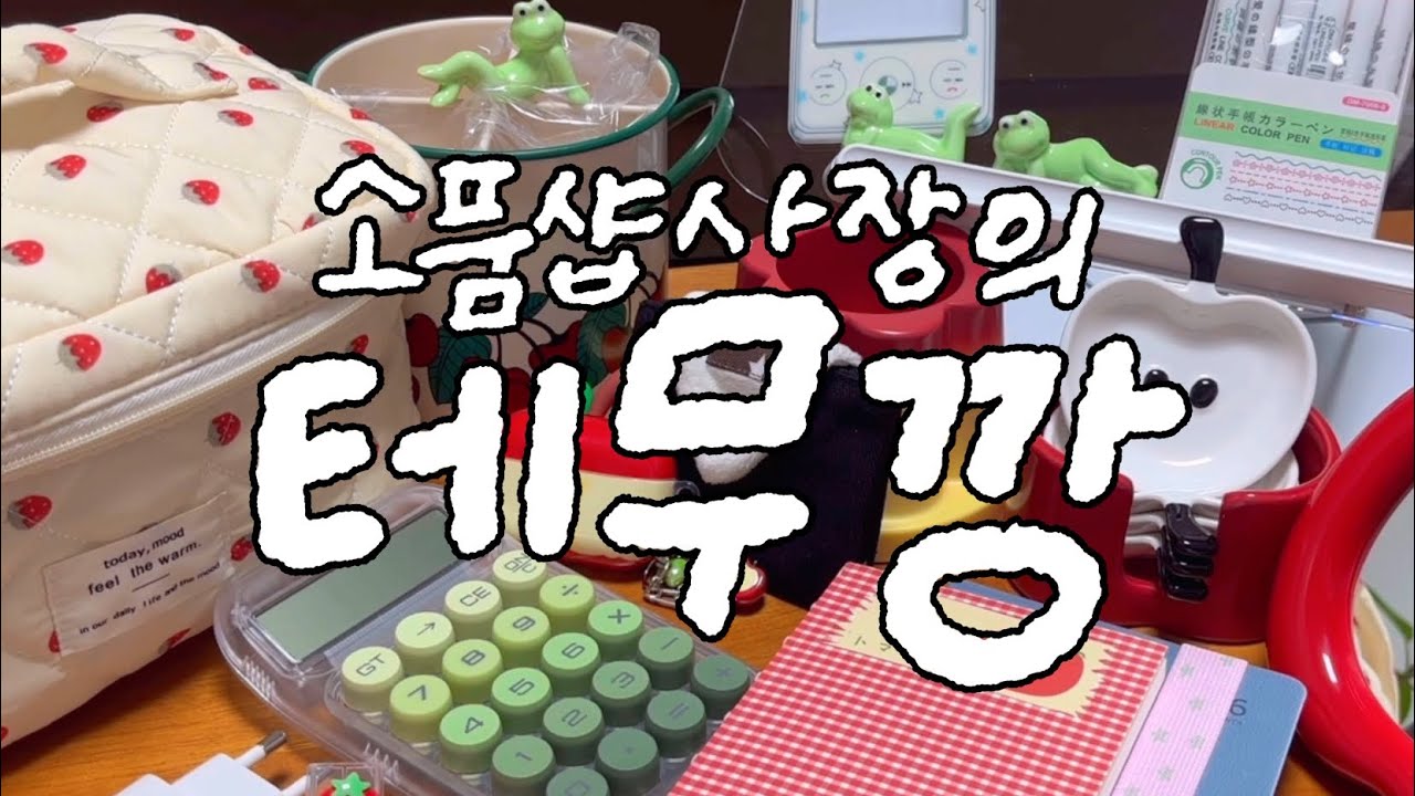 [소품샵 브이로그] 근데 귀여운 테무 쇼핑을 곁들인