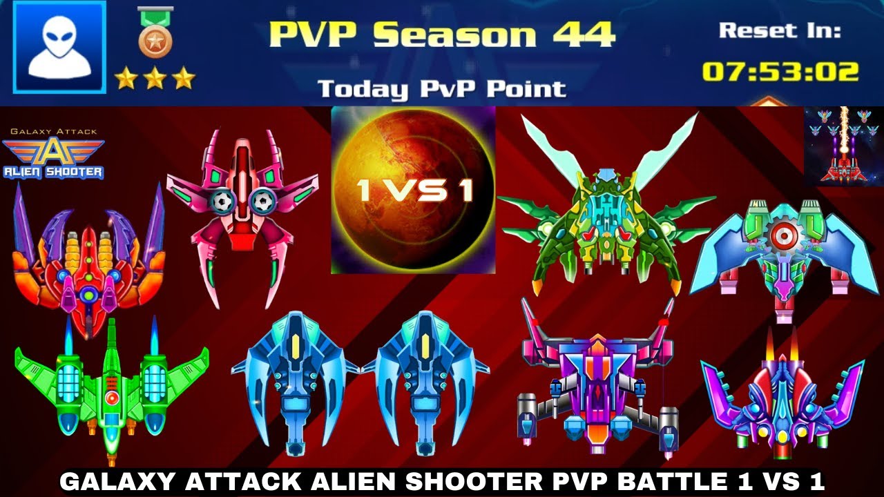Galaxy Attack Alien Shooter PvP Battle | Epic Multiplayer Fight