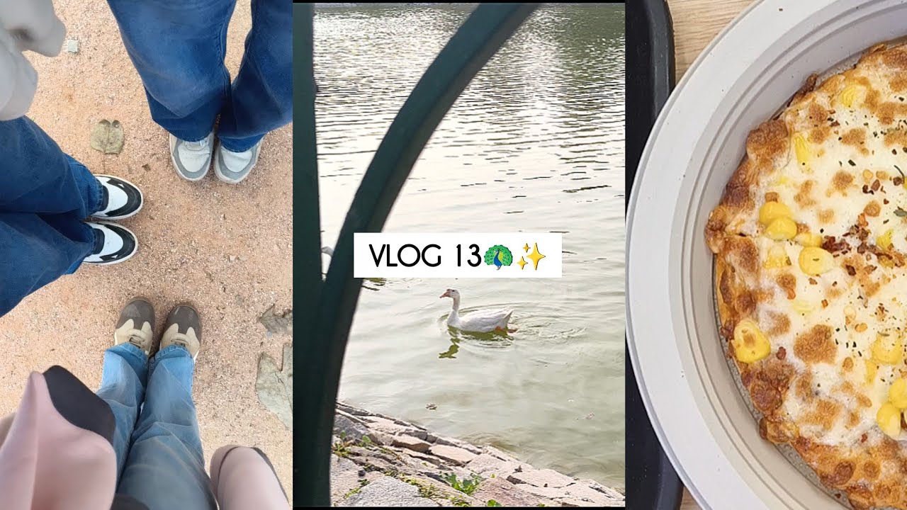 Hauz khas lake Vlog|Deer Park|Green park🦌🌳#college#friends#ghumighumi 