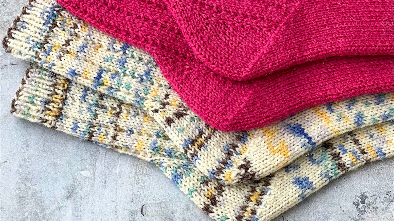 🔥САМЫЕ УДОБНЫЕ НОСКИ🔥Носки с популярной пяткой. подробный мастер класс. Knitting socks