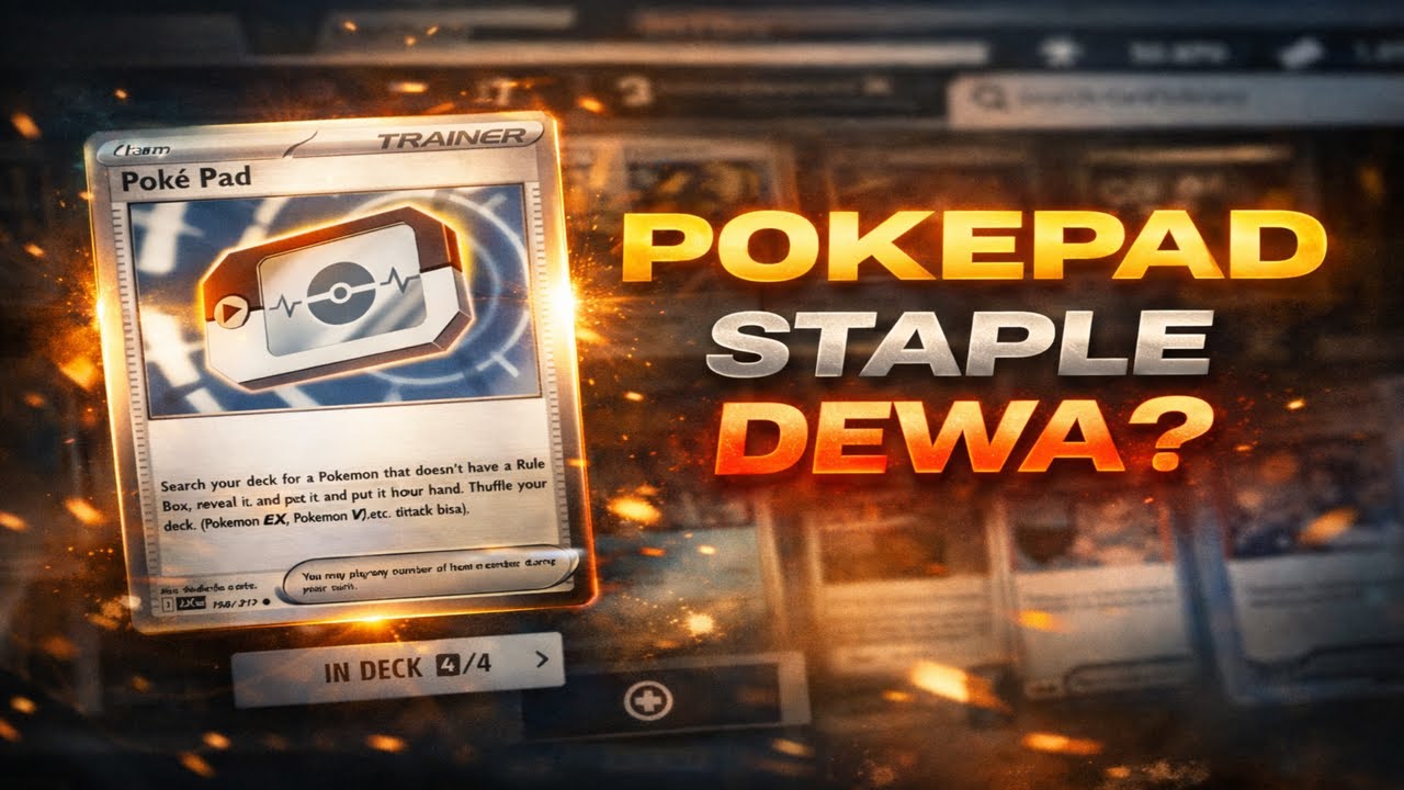 PokePad Staple Dewa? | Gameplay Deck Festival Lead, Tim Roket, dan Alakazam