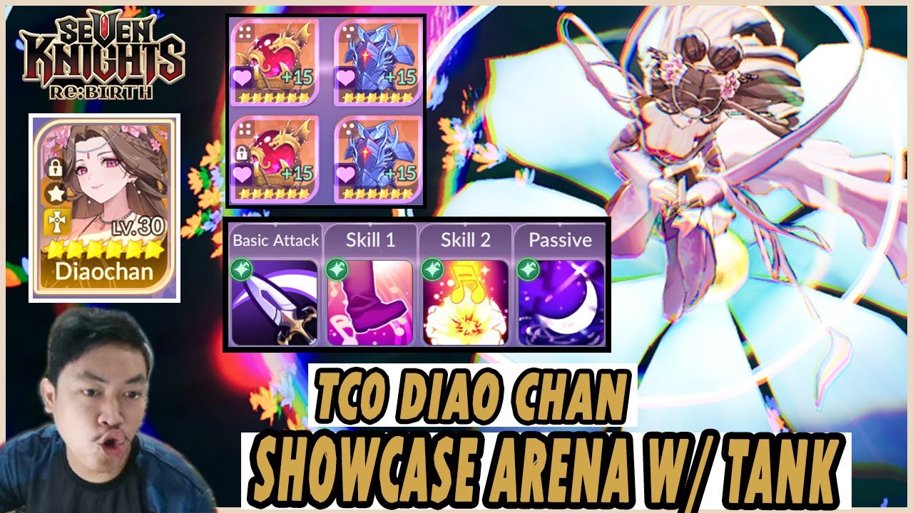 🔥🔥DIAO CHAN TC0 DESTROY ARENA DENGAN TEAM TANK [BEST SET GEAR] J4FUN! - SEVEN KNIGHTS RE:BIRTH
