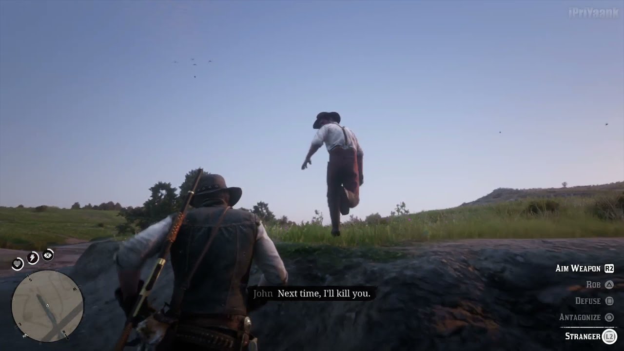 Red Dead Redemption 2 - Low Honor John Marston bothering People !!