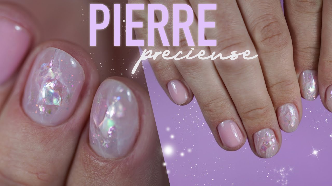 Tutoriel pierre précieuse sur ongle court💫