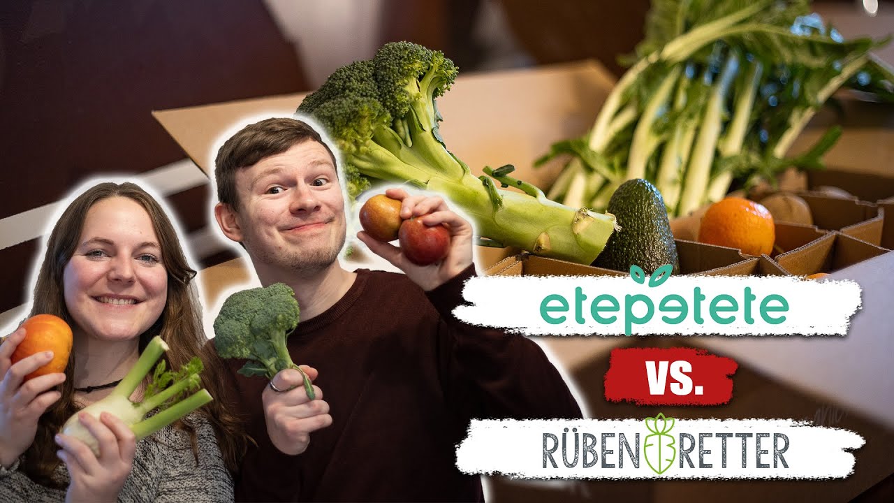 etepetete vs. Rübenretter | Gemüseboxen-Vergleich auf dem Weg zur gesunden Ernährung 🥦