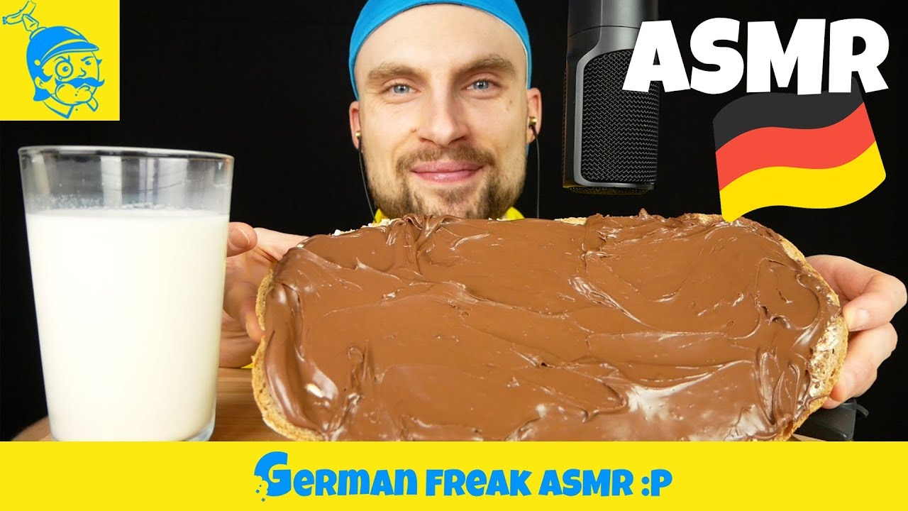 ACMP Я ем гигантский бутерброд с нутеллой. (Немецкий ASMR, русские субтитры) - GFASMR