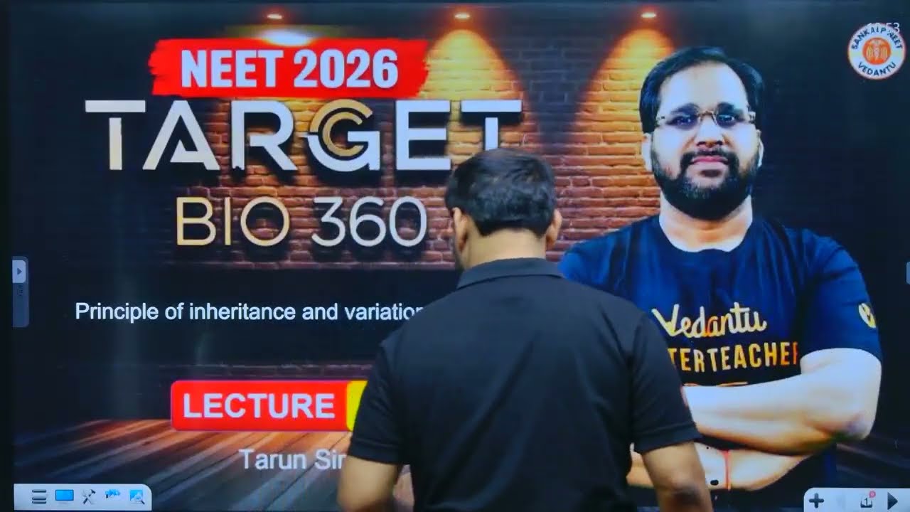 Principal Of Inheritance And Variations Lec No 02 By Tarun sir Target Bio 360 