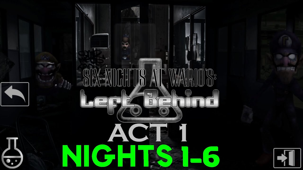 Six Nights at Wario's: Left Behind: Act 1 | Nights 1-6