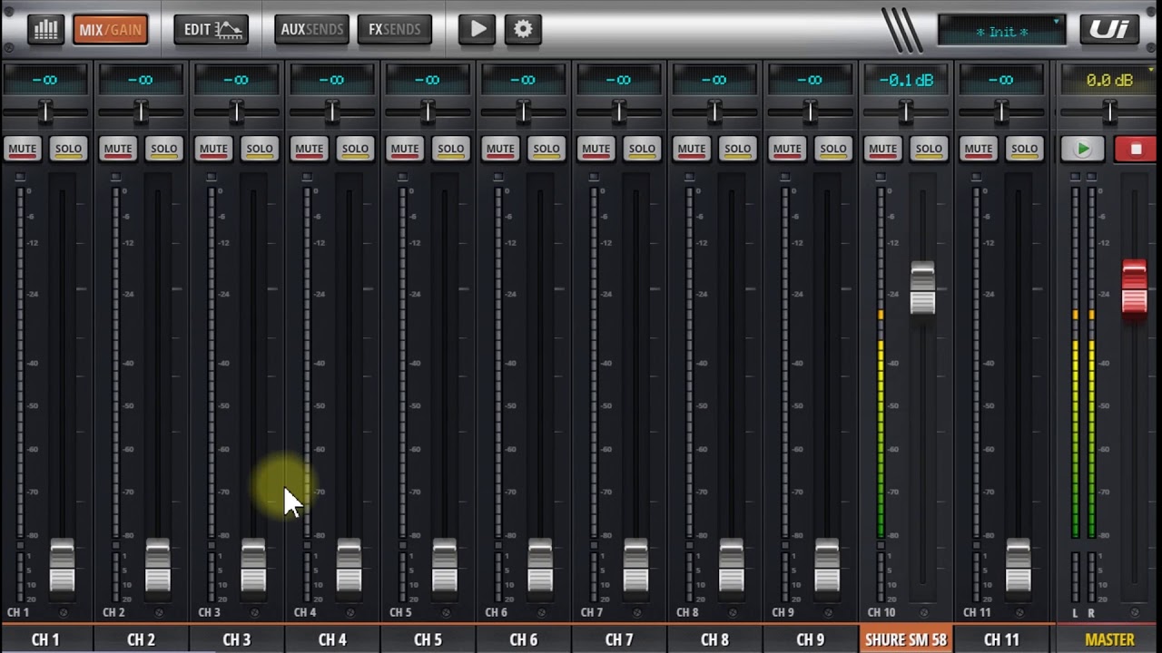 Visão Geral - Soundcraft UI - Escola do Audio