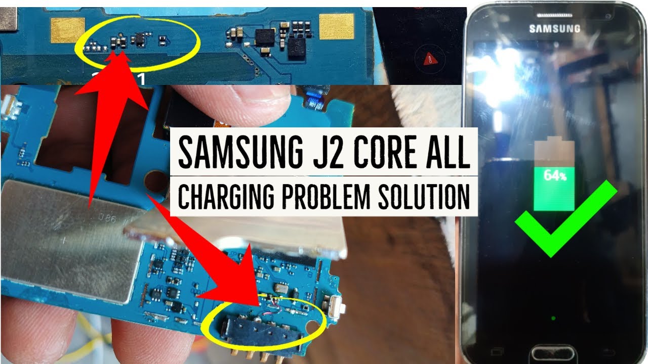 Samsung J2 Core Charging Problem Battery Temperature Too Low/High Solution