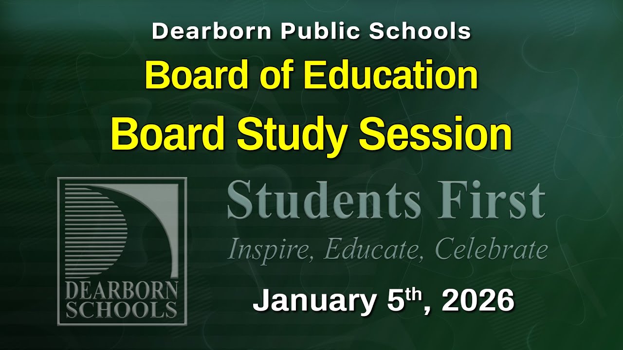 Board of Education Study Session | Infrastructure |  Jan. 5th, 2026