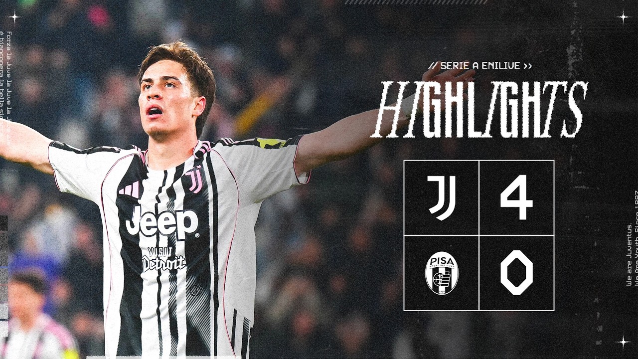 PERFECT NIGHT | Juventus 4-0 Pisa | HIGHLIGHTS Serie A