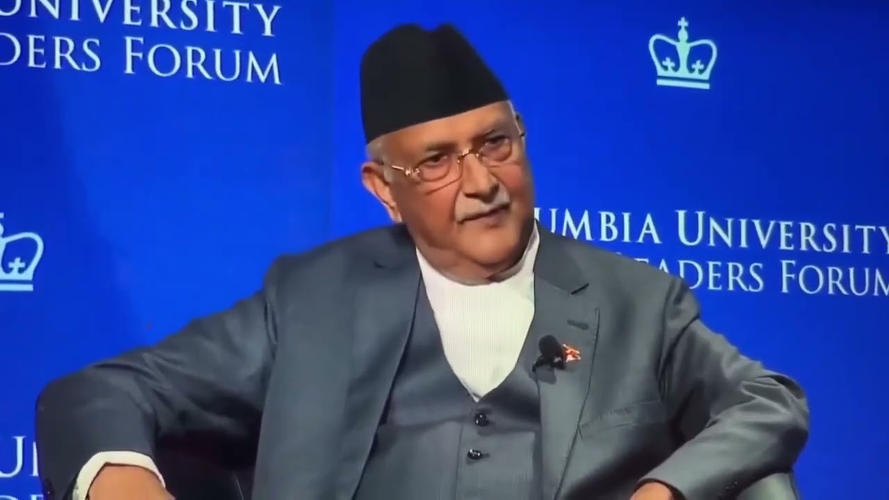 KP Oli English Conversation l