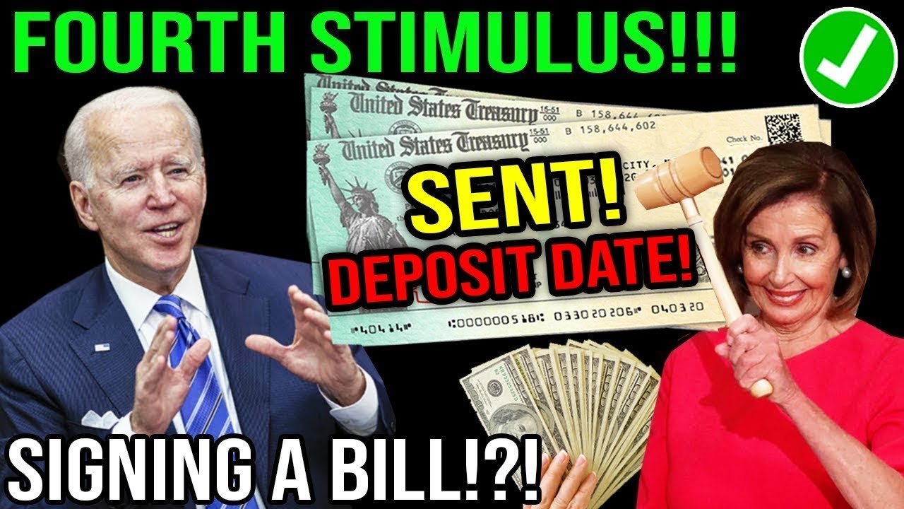 FINALLY!! IT IS PASSED! CHECK DEPOSIT DATES! FOURTH STIMULUS CHECK UPDATE! $2,000 STIMULUS VERY SOON