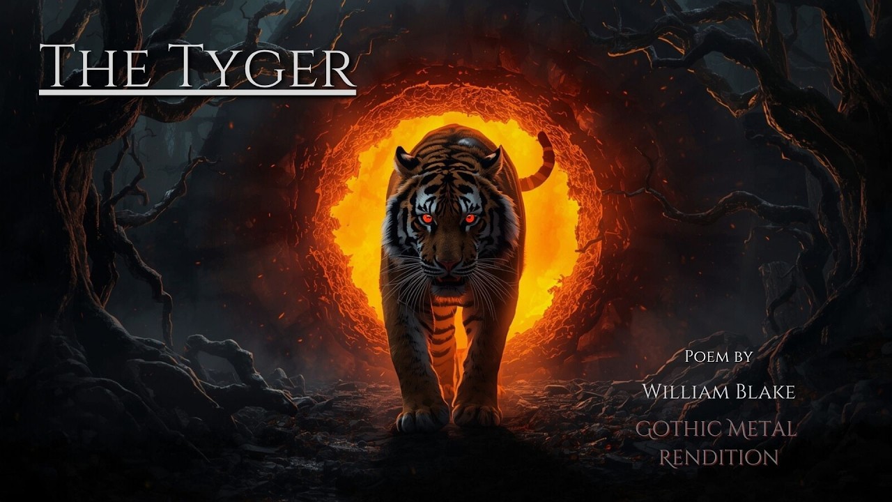 The Tyger (William Blake) Classic Poetry Gothic Metal Lyric Video