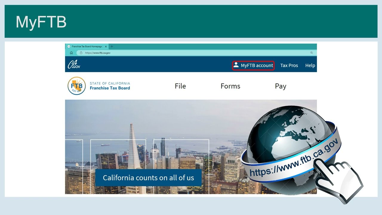 How to register for MyFTB for Tax Professionals