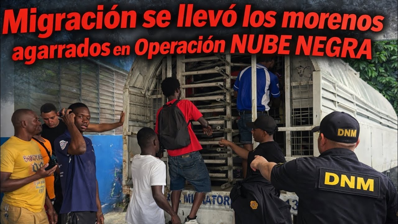 Migración vino y se llevó todos los morenos apresados en la operación Nube Negra 