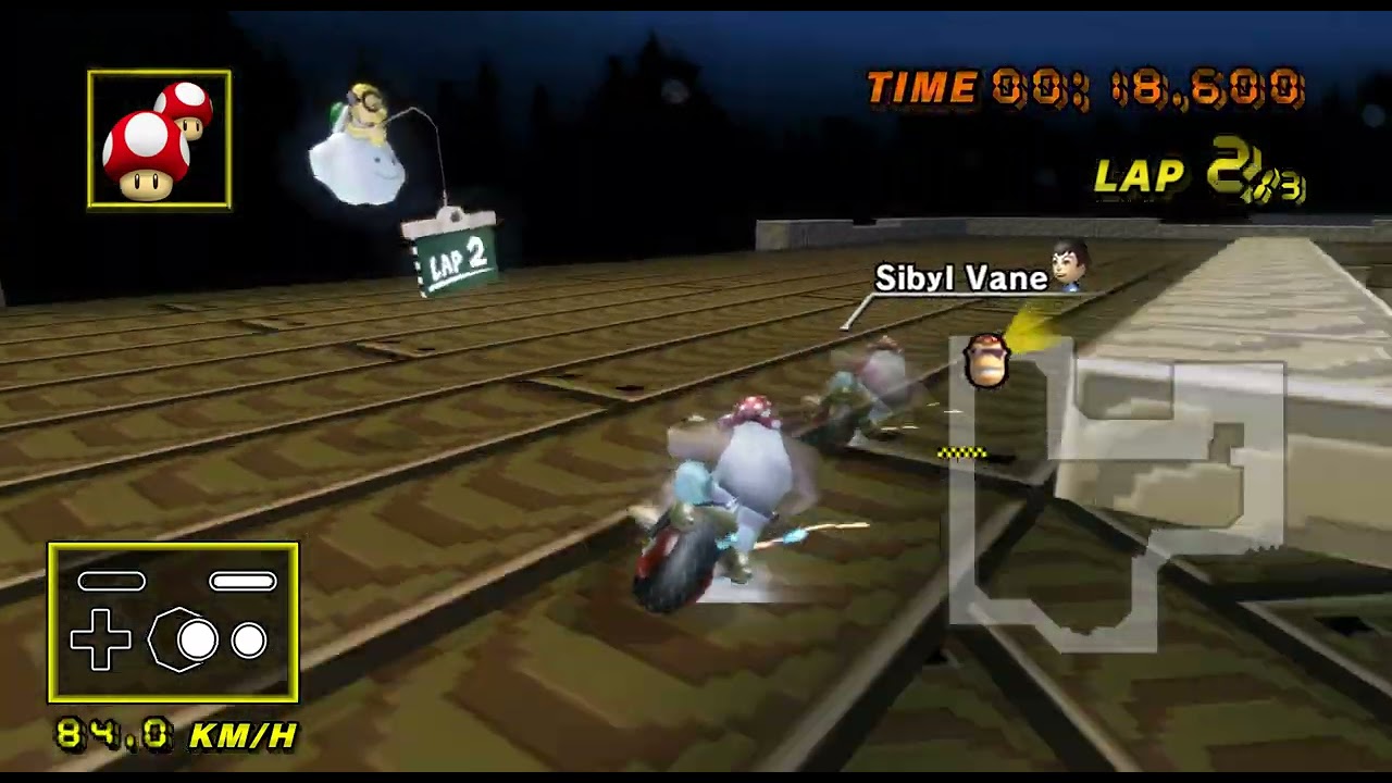 [MKW Versus] SNES Ghost Valley 2 - 55.478 - Don Capri vs SirLucas - 55.481