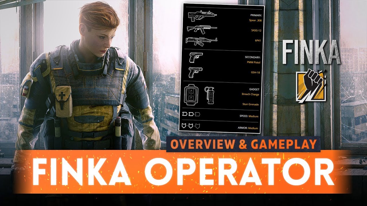 ➤ FINKA GAMEPLAY & OVERVIEW! - Rainbow Six Siege (New R6S Chimera & Outbreak Attacking Operators)