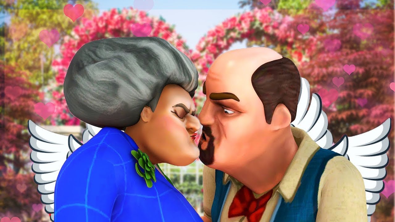 Scary Teacher 3D Love At First Sight | Romantic Teacher Miss T Have A Crush On Francis | VMAni Funny