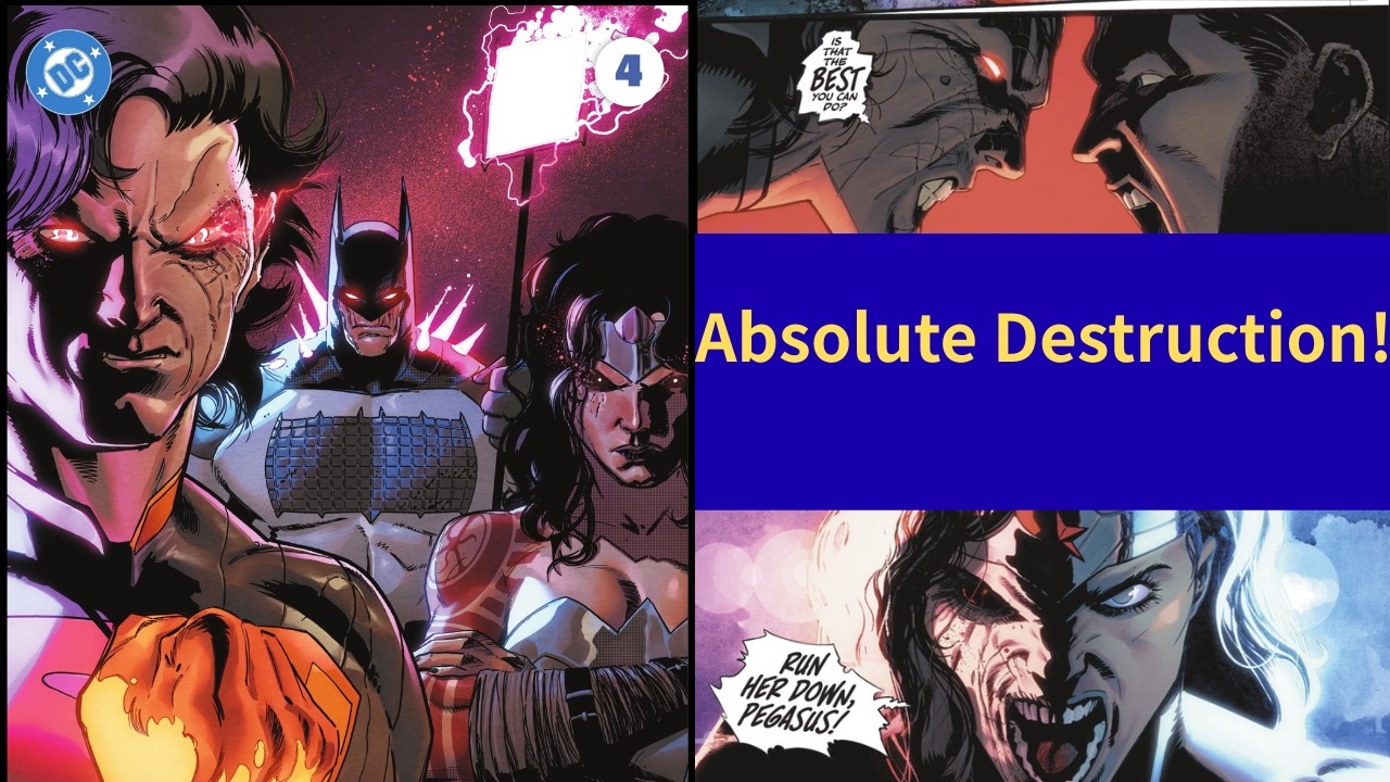 Absolute Trinity Clash with Superman, LEX Wonder Woman, and Joker!