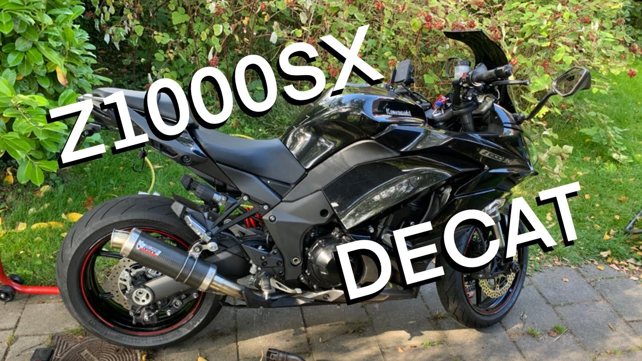 Kawasaki z1000SX Decat exhaust upgrade