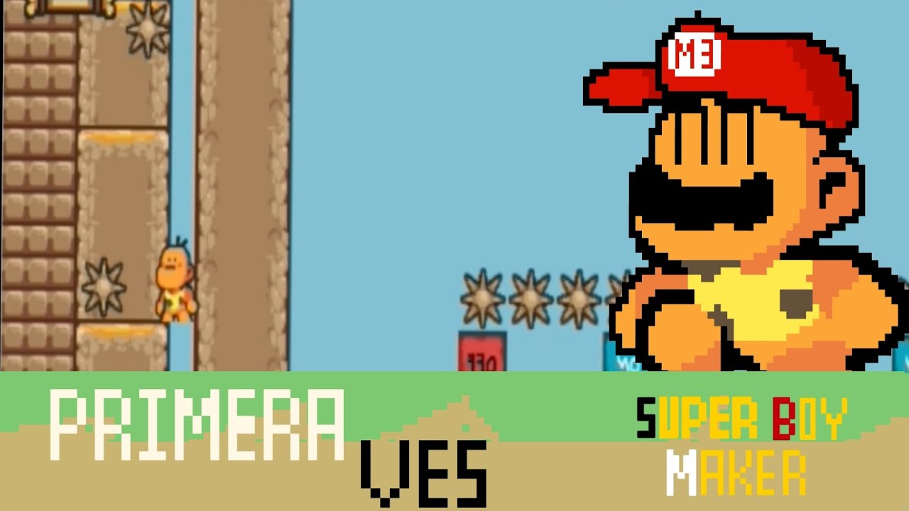Jugando SMMWE de la play store /súper boy maker