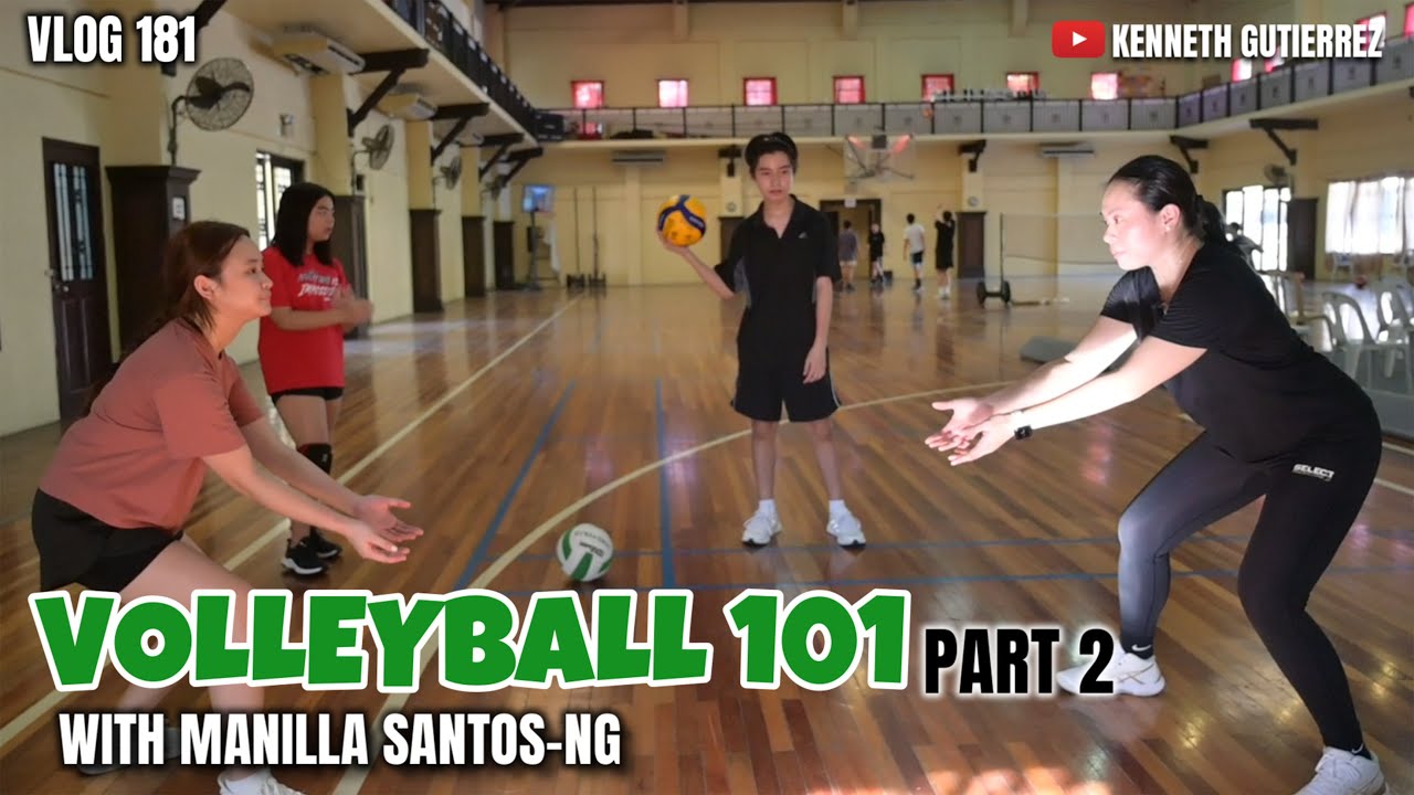 VOLLEYBALL 101 PART 2 with Manilla Santos | MUTKENFLIX EP38
