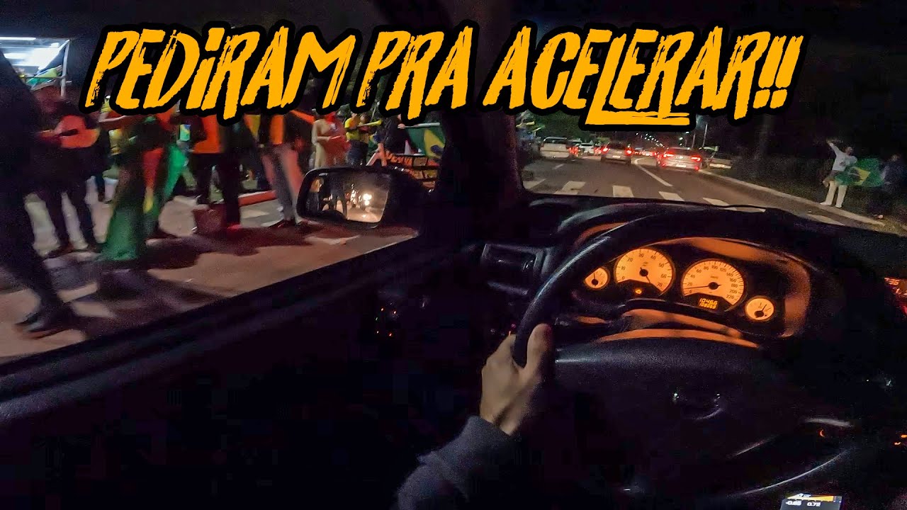 PASSEI NA MANIFESTAÇÃO DE ASTRA ASPIRADO FORTE!!🚀🔥 CORTEI GIRO NO MEIO DO POVO