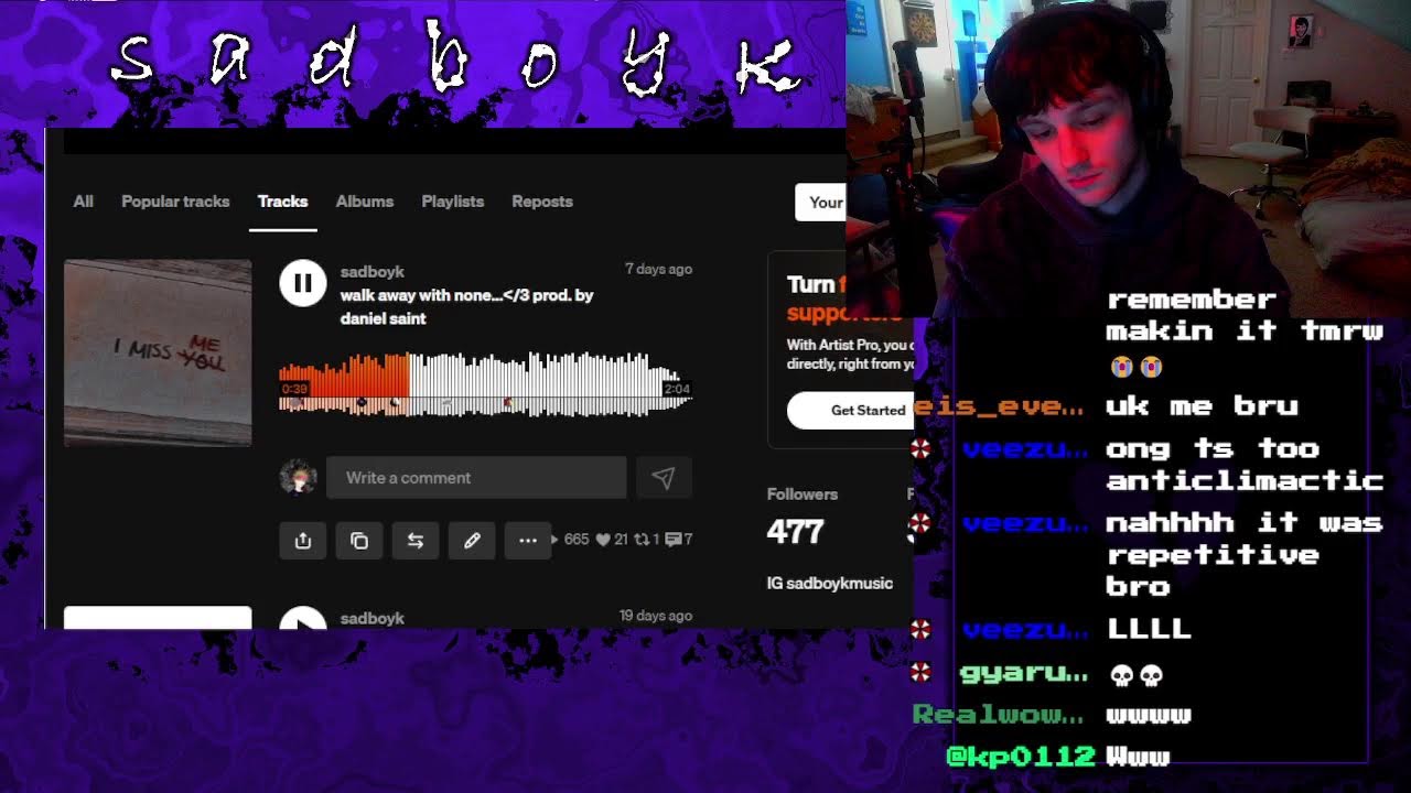 🚨 ARTISTS REACT TO YOUR MUSIC!🖤MUSIC FEEDBACK! 🖤 COME VIBE! 🖤 COOK OR BE COOKED🔥